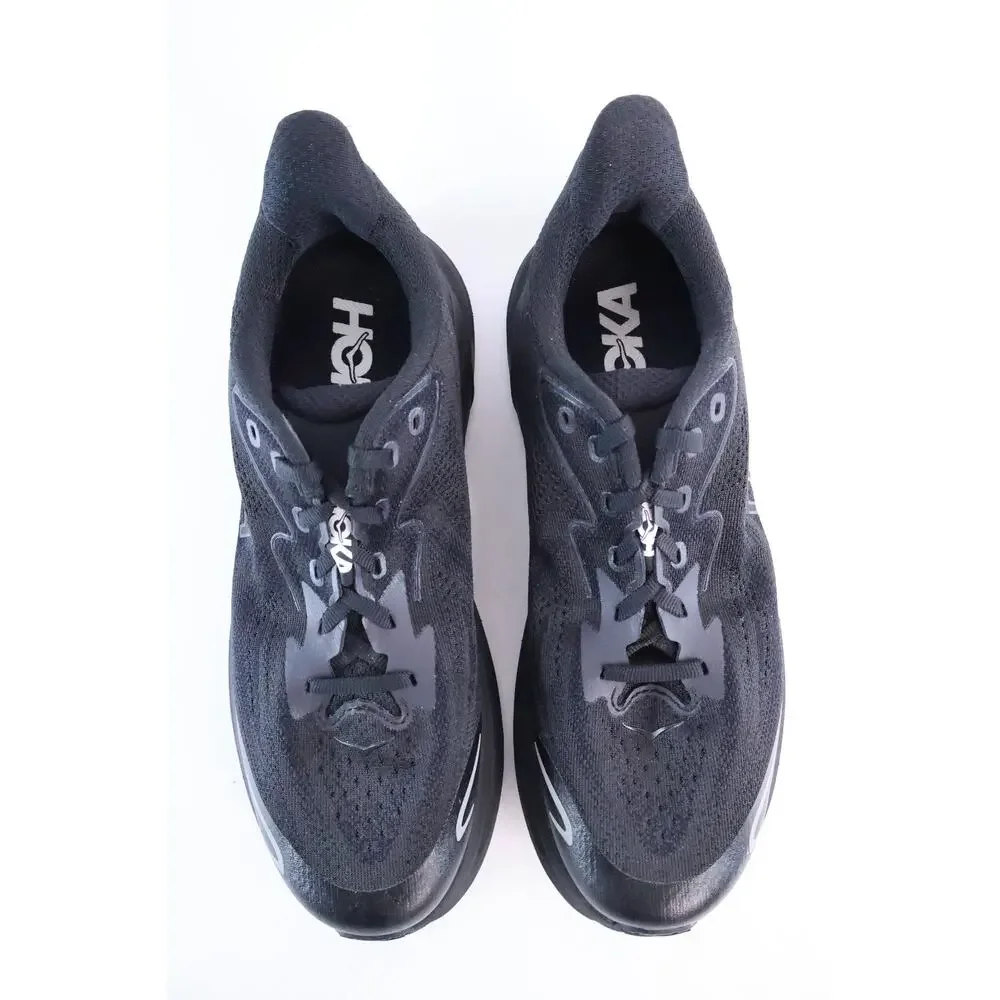 HOKA Clifton 10 Big Kids Size 6MD Black Running Shoes 1168860BBLC #142